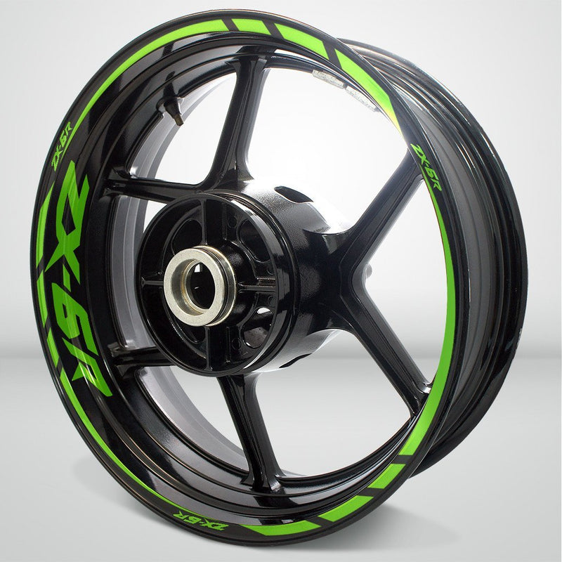 Kawasaki ZX6R Motorcycle Rim Wheel Decal Accessory Sticker - Motorcycle stickers and decals
