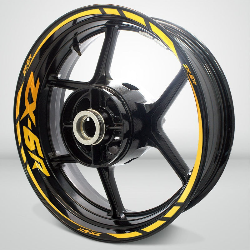 Kawasaki ZX6R Motorcycle Rim Wheel Decal Accessory Sticker - Motorcycle stickers and decals