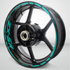 Kawasaki ZX6R Motorcycle Rim Wheel Decal Accessory Sticker - Motorcycle stickers and decals