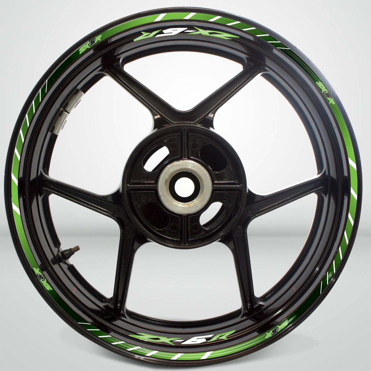 Kawasaki ZX6R Wheel Rim Sticker Decal Stripe Motorcycle Bike MM-Kit v1 - Stickman Vinyls