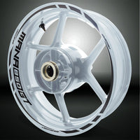 Motorcycle Rim Wheel Decal Accessory Sticker for Aprilia Mana 850 GT - Motorcycle stickers and decals