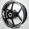 Motorcycle Rim Wheel Decal Accessory Sticker for Aprilia RST - Motorcycle stickers and decals
