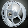 Motorcycle Rim Wheel Decal Accessory Sticker for Aprilia RST - Motorcycle stickers and decals