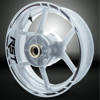 Motorcycle Rim Wheel Decal Accessory Sticker for Aprilia RST - Motorcycle stickers and decals