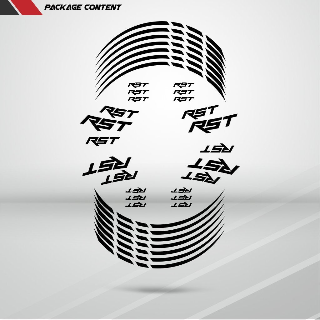 Motorcycle Rim Wheel Decal Accessory Sticker for Aprilia RST - Stickman Vinyls