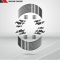 Motorcycle Rim Wheel Decal Accessory Sticker for Aprilia RST - Motorcycle stickers and decals