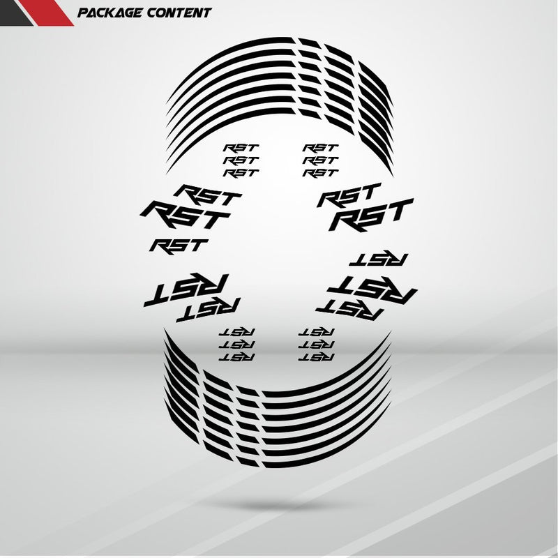 Motorcycle Rim Wheel Decal Accessory Sticker for Aprilia RST - Motorcycle stickers and decals