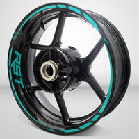 Motorcycle Rim Wheel Decal Accessory Sticker for Aprilia RST - Motorcycle stickers and decals