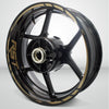 Motorcycle Rim Wheel Decal Accessory Sticker for Aprilia RST - Motorcycle stickers and decals