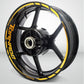 Motorcycle Rim Wheel Decal Accessory Sticker for Benelli Tornado - Stickman Vinyls