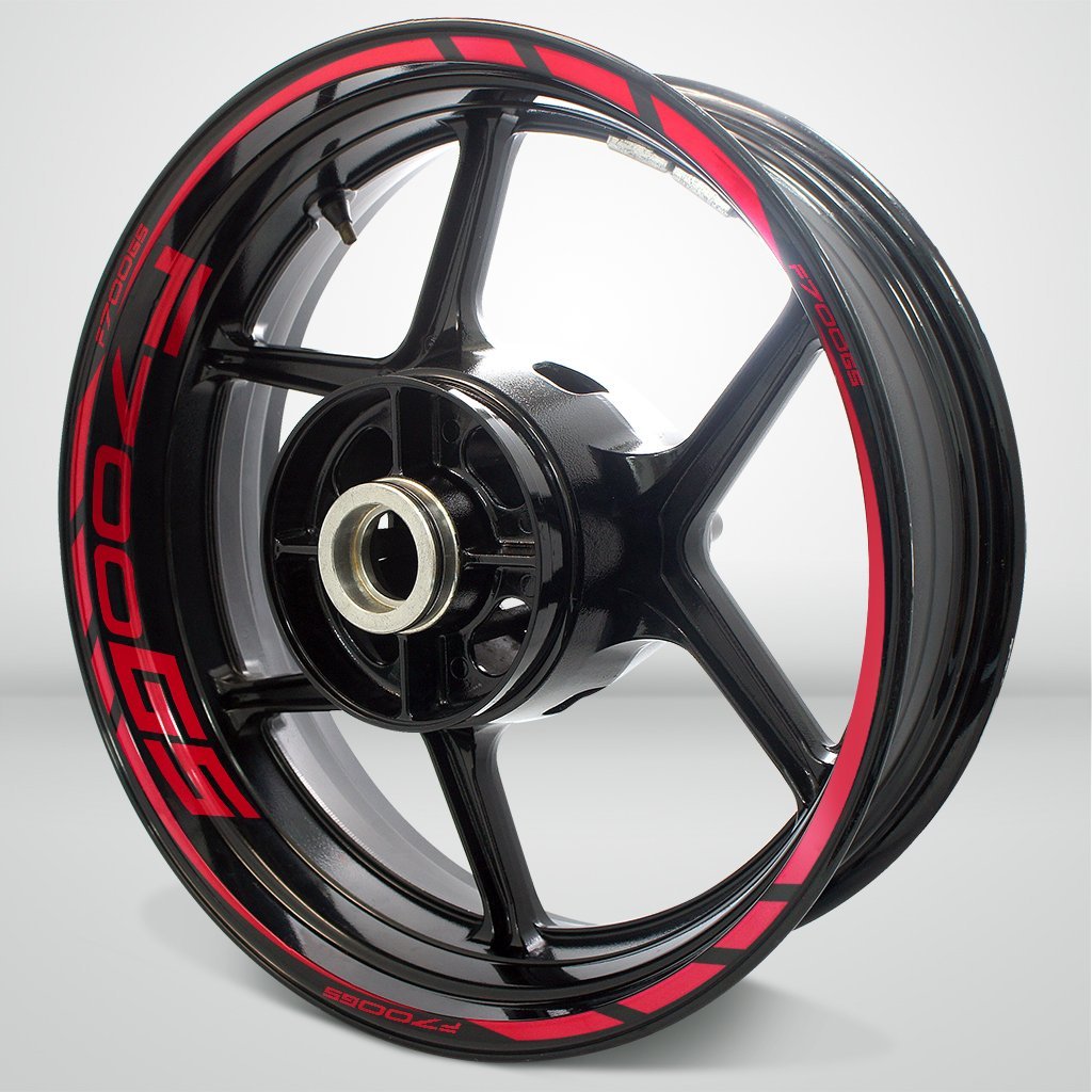 Motorcycle Rim Wheel Decal Accessory Sticker for BMW F700GS - Motorcycle stickers and decals