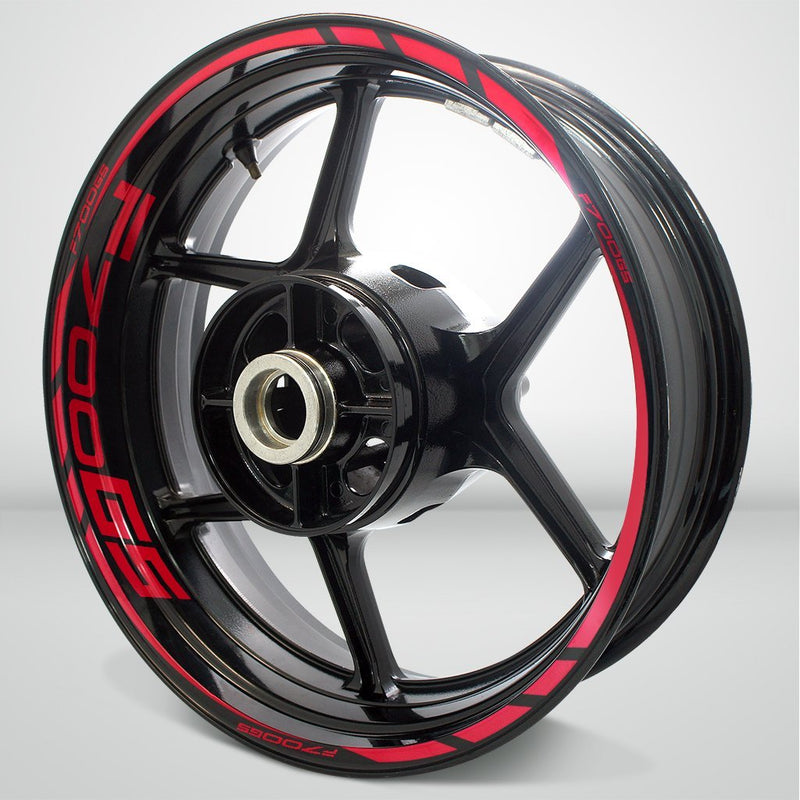 Motorcycle Rim Wheel Decal Accessory Sticker for BMW F700GS - Motorcycle stickers and decals