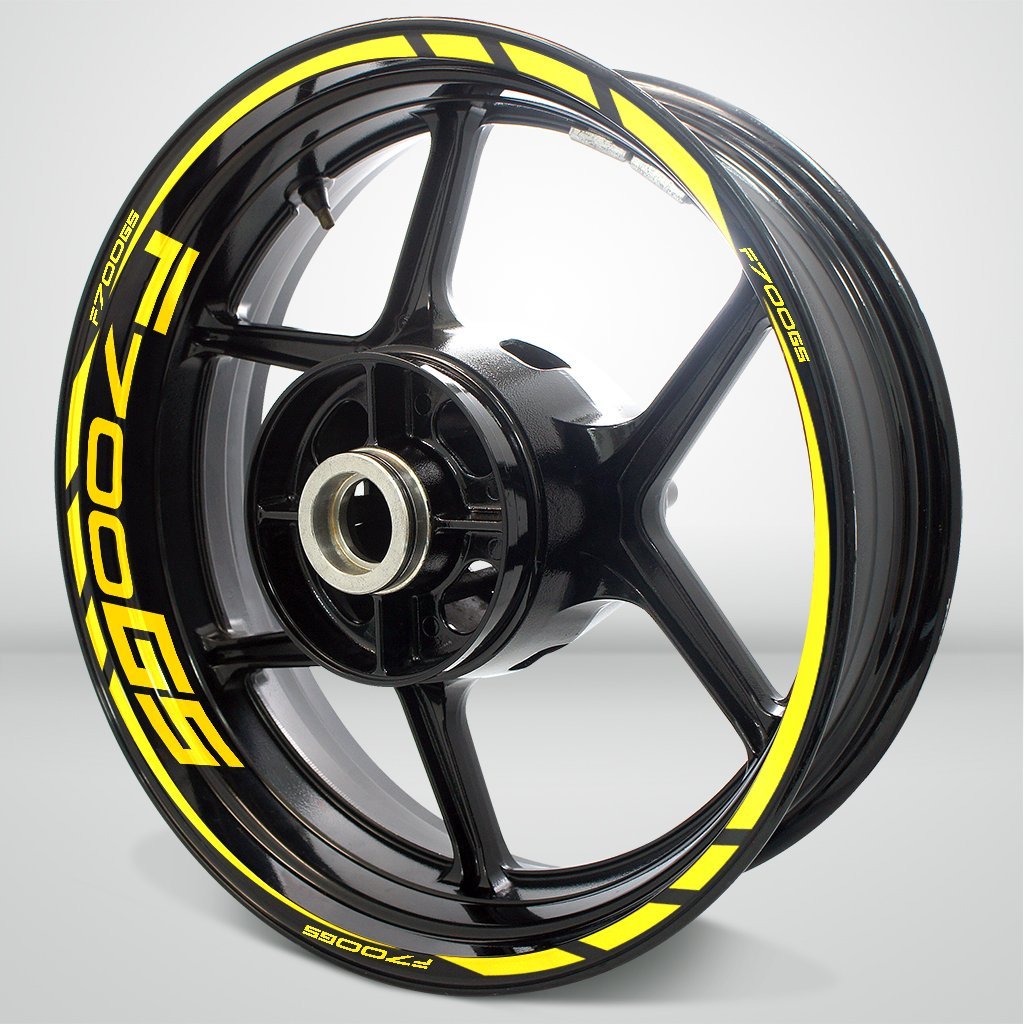 Motorcycle Rim Wheel Decal Accessory Sticker for BMW F700GS - Motorcycle stickers and decals