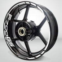 Motorcycle Rim Wheel Decal Accessory Sticker for BMW F700GS - Motorcycle stickers and decals