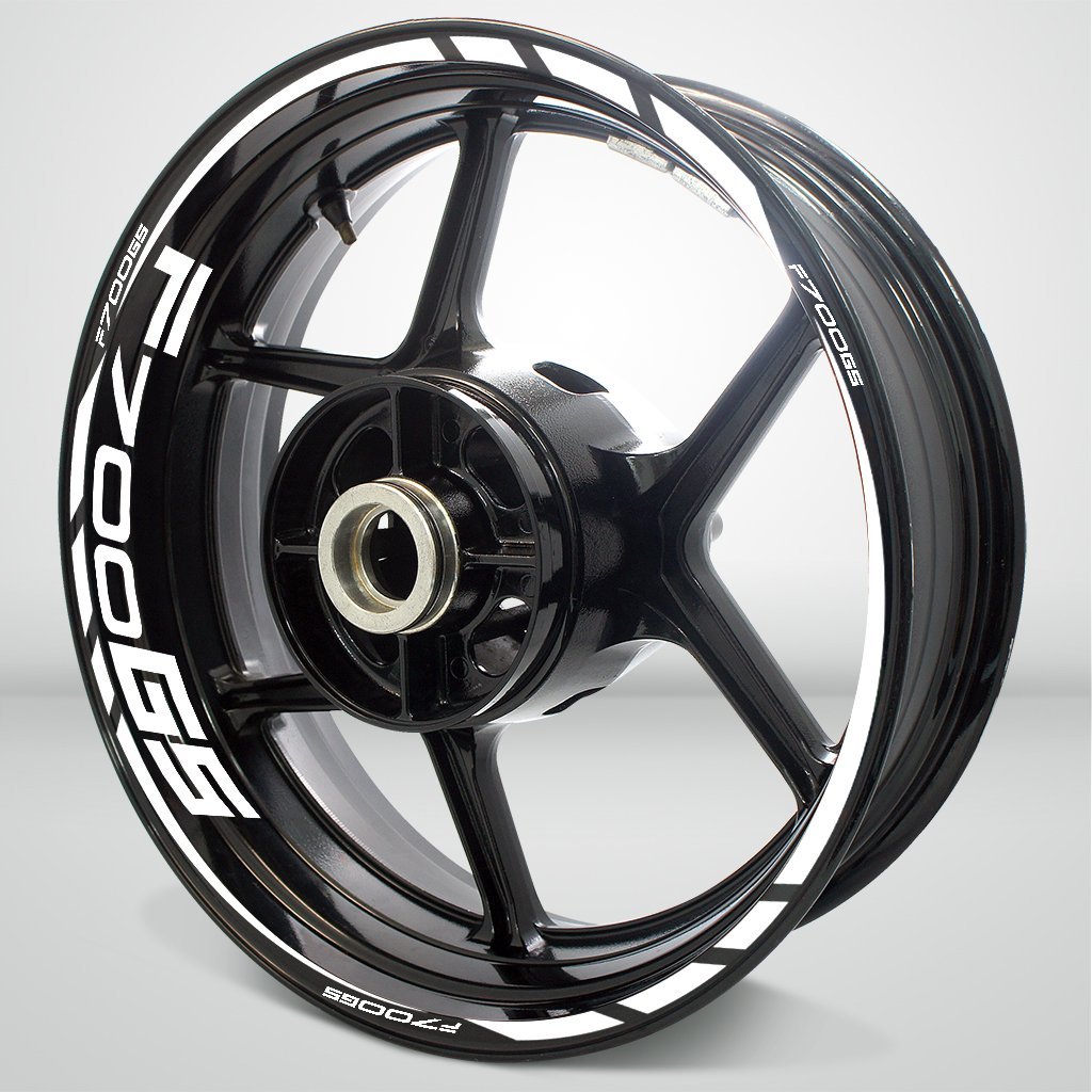 Motorcycle Rim Wheel Decal Accessory Sticker for BMW F700GS - Motorcycle stickers and decals