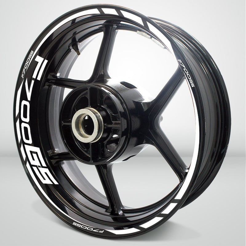 Motorcycle Rim Wheel Decal Accessory Sticker for BMW F700GS - Motorcycle stickers and decals