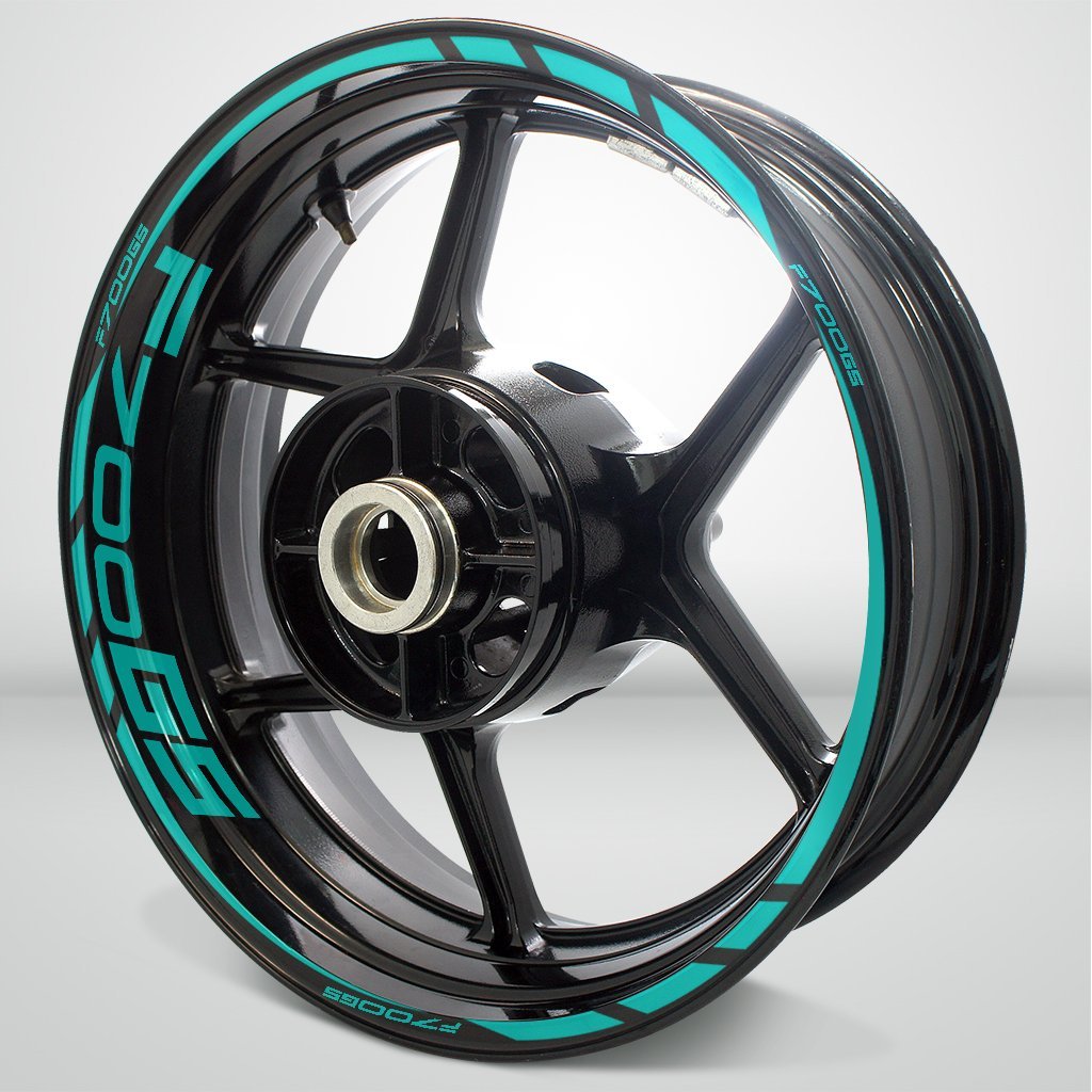 Motorcycle Rim Wheel Decal Accessory Sticker for BMW F700GS - Motorcycle stickers and decals