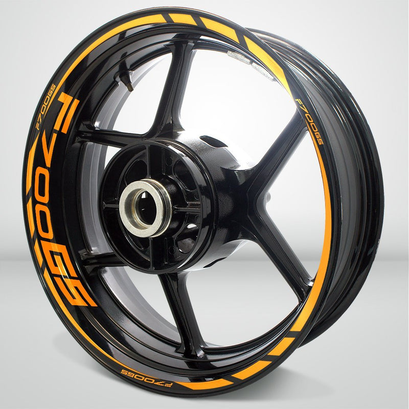 Motorcycle Rim Wheel Decal Accessory Sticker for BMW F700GS - Motorcycle stickers and decals