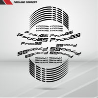 Motorcycle Rim Wheel Decal Accessory Sticker for BMW F700GS - Motorcycle stickers and decals