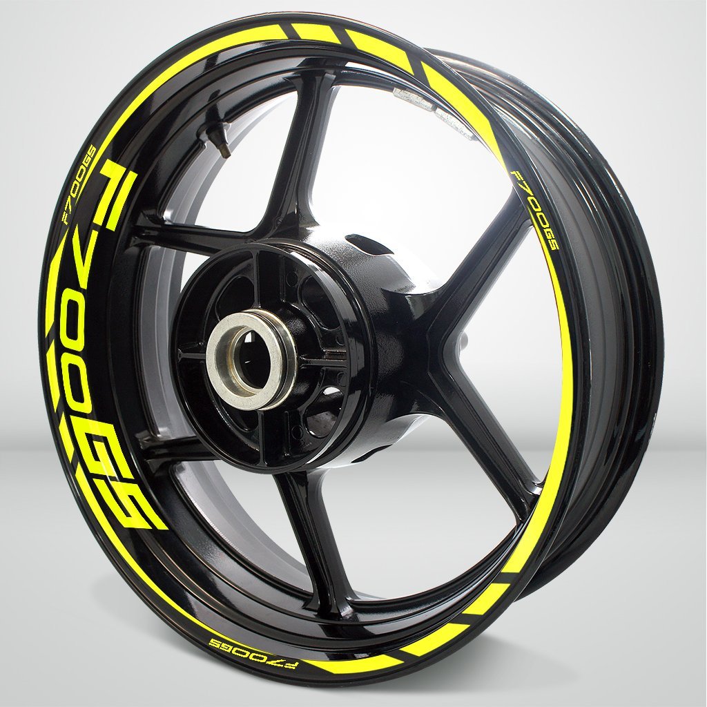 Motorcycle Rim Wheel Decal Accessory Sticker for BMW F700GS - Motorcycle stickers and decals