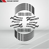 Motorcycle Rim Wheel Decal Accessory Sticker for BMW F800 - Motorcycle stickers and decals