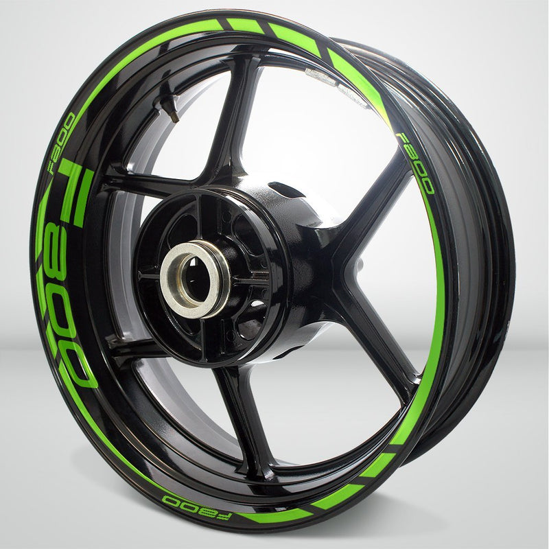Motorcycle Rim Wheel Decal Accessory Sticker for BMW F800 - Motorcycle stickers and decals