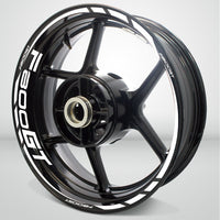 Motorcycle Rim Wheel Decal Accessory Sticker for BMW F800GT - Motorcycle stickers and decals
