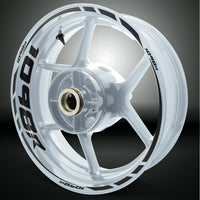 Motorcycle Rim Wheel Decal Accessory Sticker for Ducati 1098R - Motorcycle stickers and decals