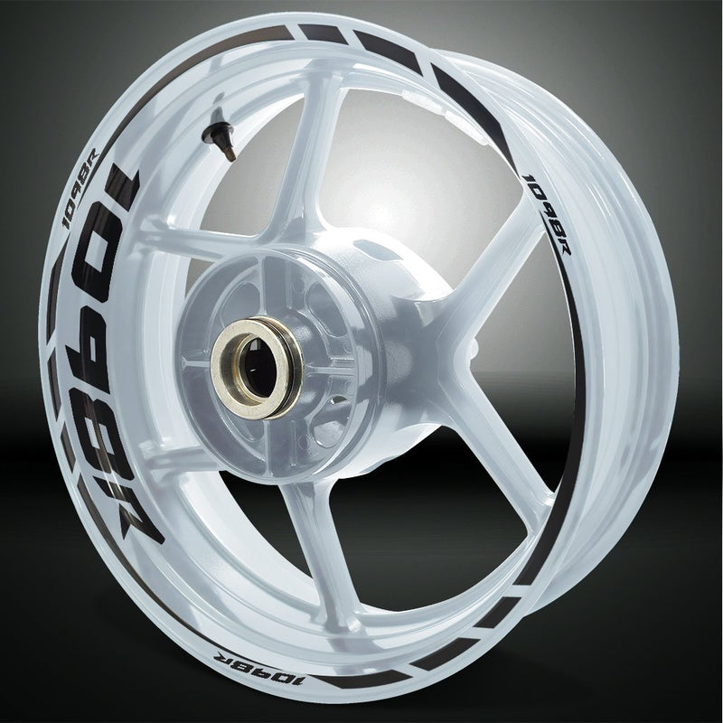 Motorcycle Rim Wheel Decal Accessory Sticker for Ducati 1098R - Motorcycle stickers and decals