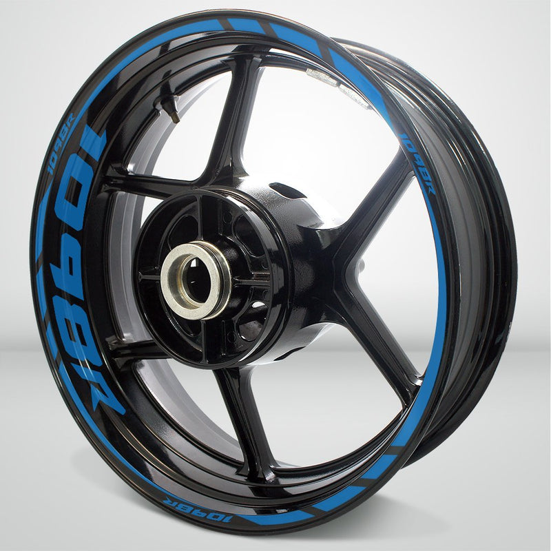 Motorcycle Rim Wheel Decal Accessory Sticker for Ducati 1098R - Motorcycle stickers and decals