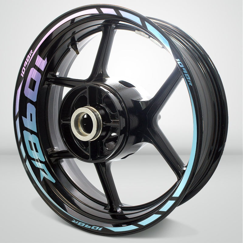 Motorcycle Rim Wheel Decal Accessory Sticker for Ducati 1098R - Motorcycle stickers and decals