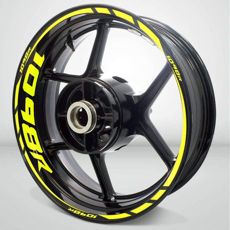 Motorcycle Rim Wheel Decal Accessory Sticker for Ducati 1098R - Motorcycle stickers and decals