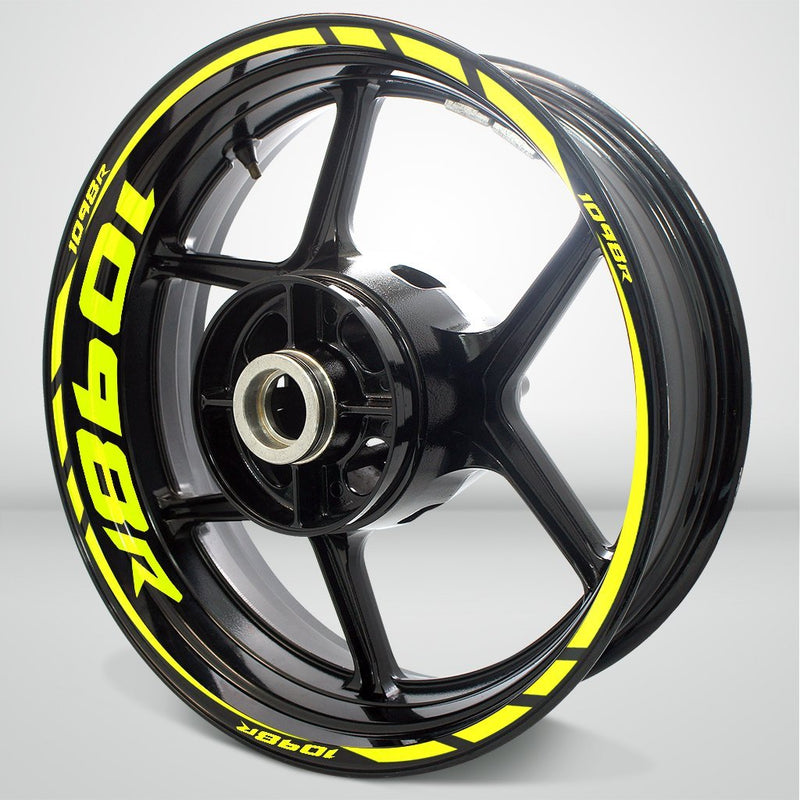 Motorcycle Rim Wheel Decal Accessory Sticker for Ducati 1098R - Motorcycle stickers and decals