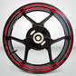 Motorcycle Rim Wheel Decal Accessory Sticker for Ducati 1098R - Stickman Vinyls