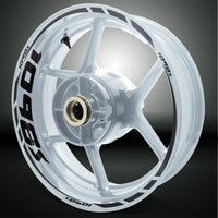 Motorcycle Rim Wheel Decal Accessory Sticker for Ducati 1098s - Motorcycle stickers and decals