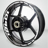 Motorcycle Rim Wheel Decal Accessory Sticker for Ducati 1098s - Motorcycle stickers and decals