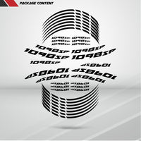 Motorcycle Rim Wheel Decal Accessory Sticker for Ducati 1098sp - Motorcycle stickers and decals