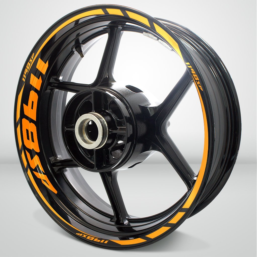 Motorcycle Rim Wheel Decal Accessory Sticker for Ducati 1198sp - Motorcycle stickers and decals