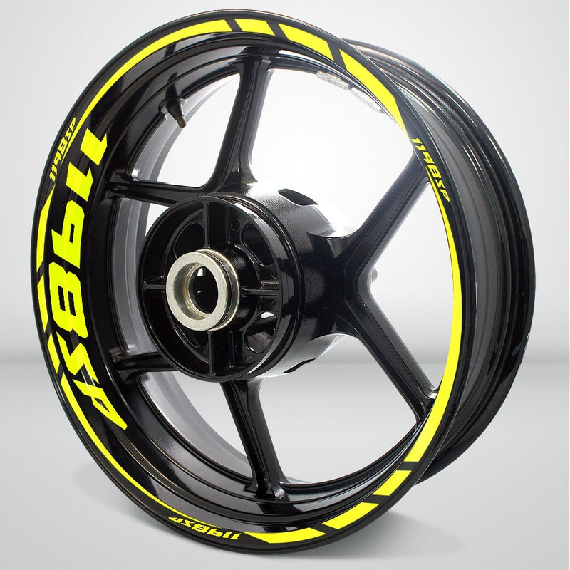 Motorcycle Rim Wheel Decal Accessory Sticker for Ducati 1198sp - Motorcycle stickers and decals