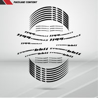 Motorcycle Rim Wheel Decal Accessory Sticker for Ducati 1199 Panigale S - Motorcycle stickers and decals