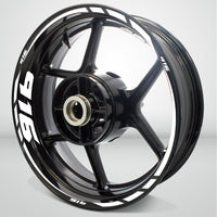 Motorcycle Rim Wheel Decal Accessory Sticker for Ducati 916 - Motorcycle stickers and decals