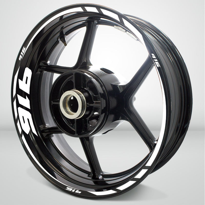 Motorcycle Rim Wheel Decal Accessory Sticker for Ducati 916 - Motorcycle stickers and decals