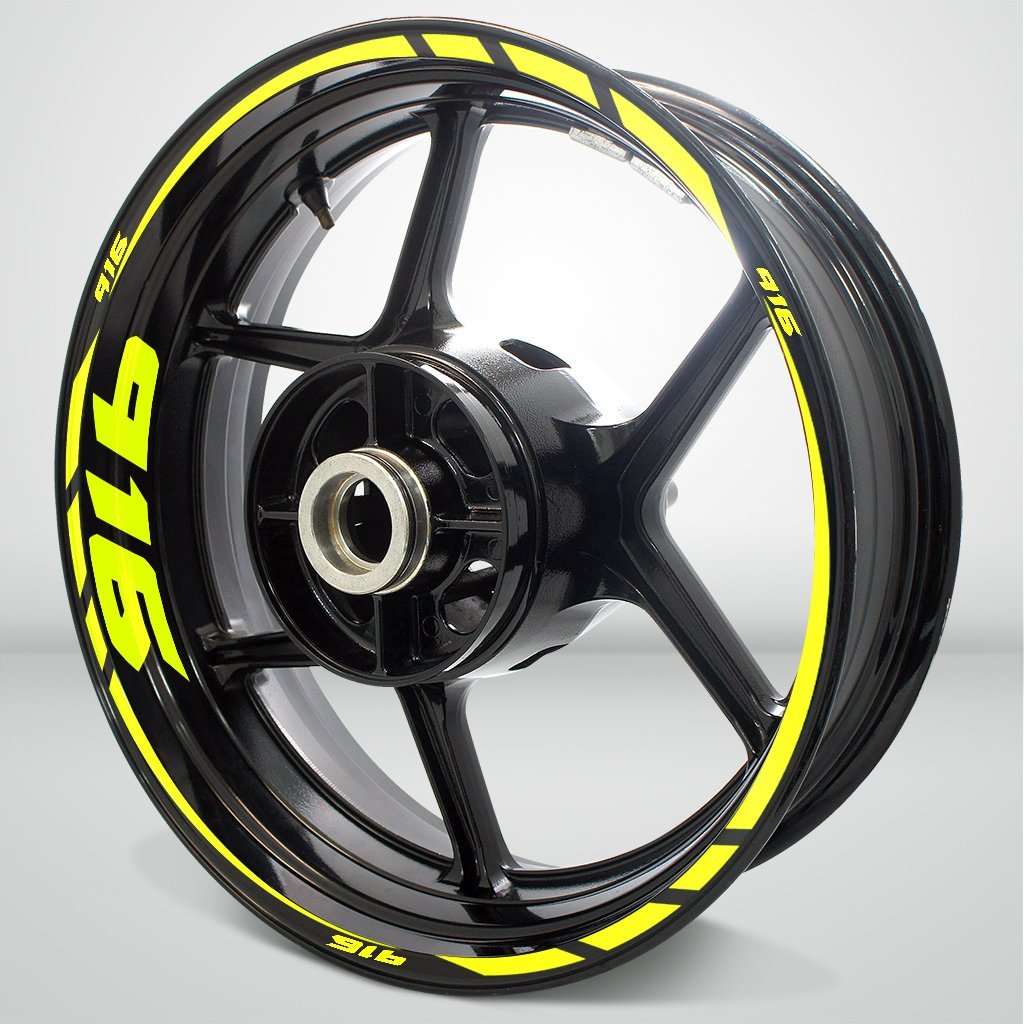 Motorcycle Rim Wheel Decal Accessory Sticker for Ducati 916 - Stickman Vinyls