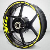 Motorcycle Rim Wheel Decal Accessory Sticker for Ducati 916 - Motorcycle stickers and decals