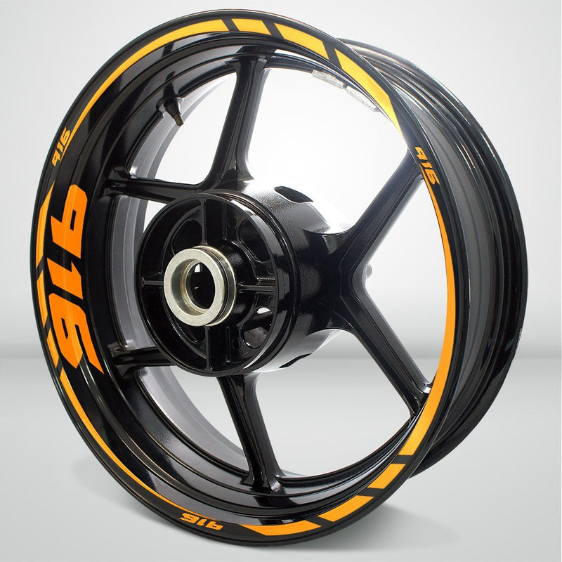 Motorcycle Rim Wheel Decal Accessory Sticker for Ducati 916 - Motorcycle stickers and decals