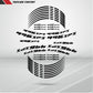 Motorcycle Rim Wheel Decal Accessory Sticker for Ducati 996 SPS - Stickman Vinyls