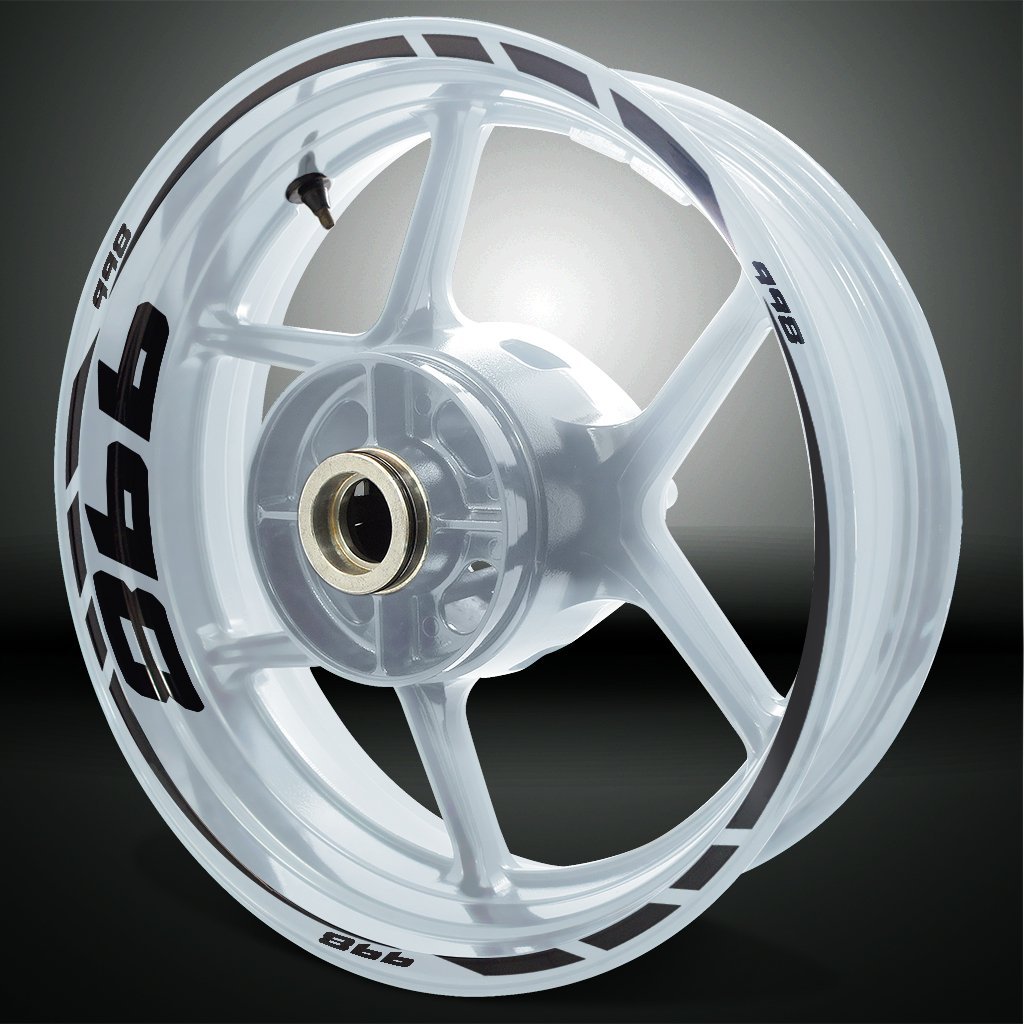 Motorcycle Rim Wheel Decal Accessory Sticker for Ducati 998 - Stickman Vinyls