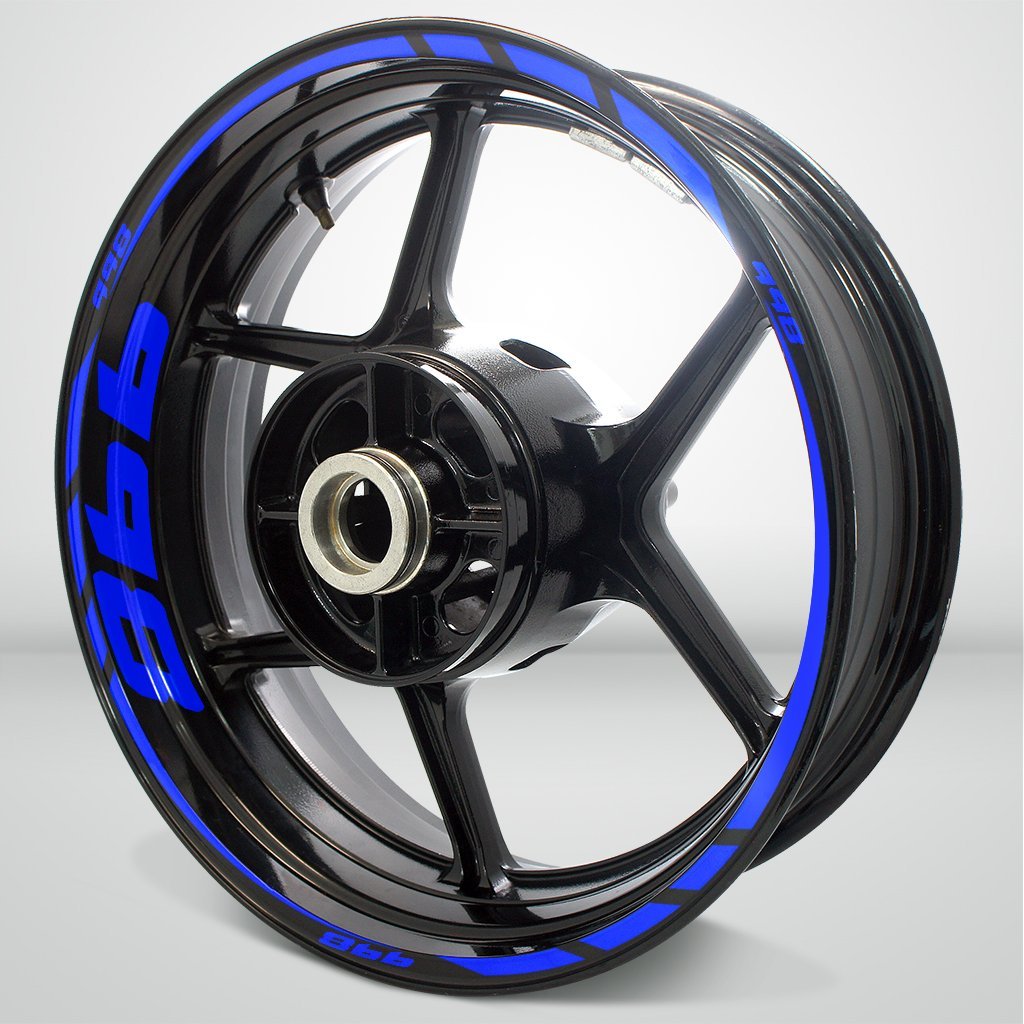 Motorcycle Rim Wheel Decal Accessory Sticker for Ducati 998 - Motorcycle stickers and decals