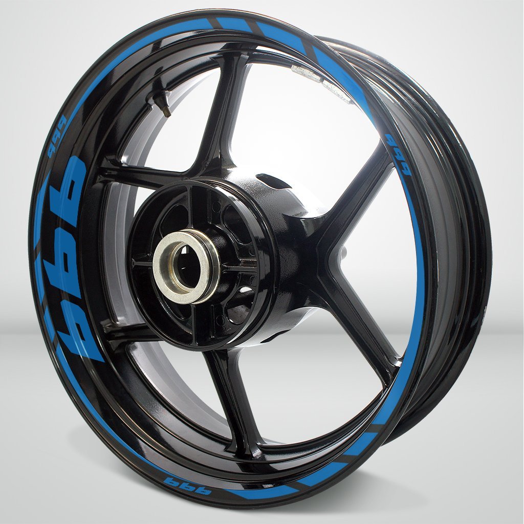 Motorcycle Rim Wheel Decal Accessory Sticker for Ducati 999 - Stickman Vinyls