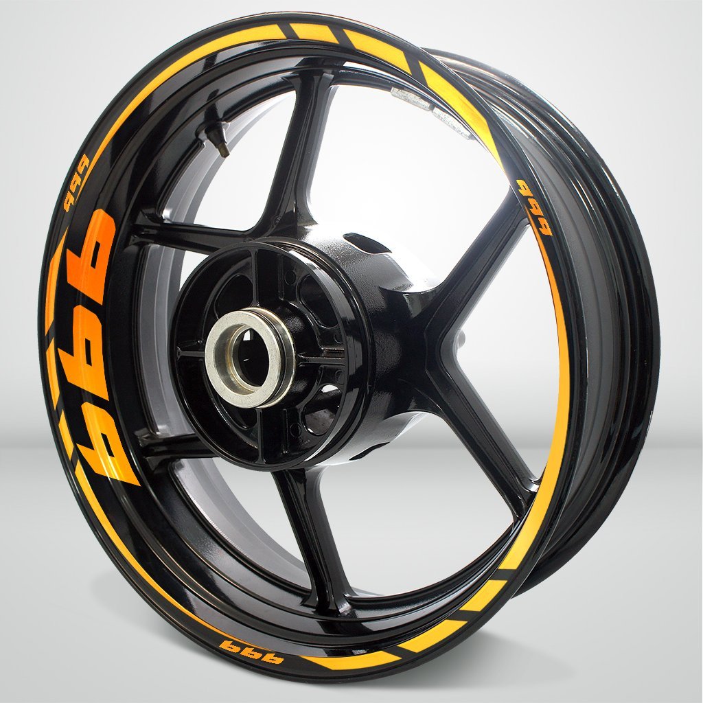 Motorcycle Rim Wheel Decal Accessory Sticker for Ducati 999